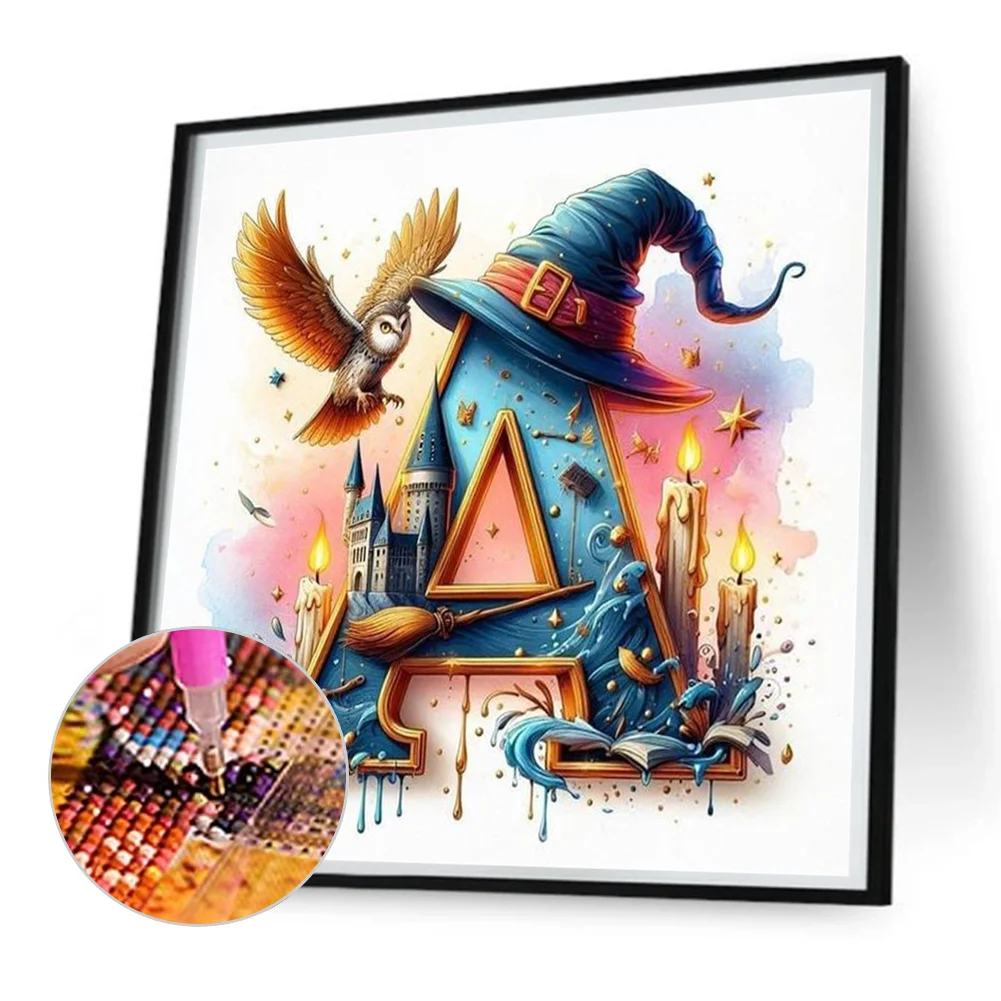 Diamond Painting - Full Square Drill - Harry Potter Letters(Canvas|35*35cm)