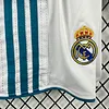 2017/2018 Retro Long Sleeve Real Madrid Home Football Shirt 1:1 Thai Quality Kids Size
