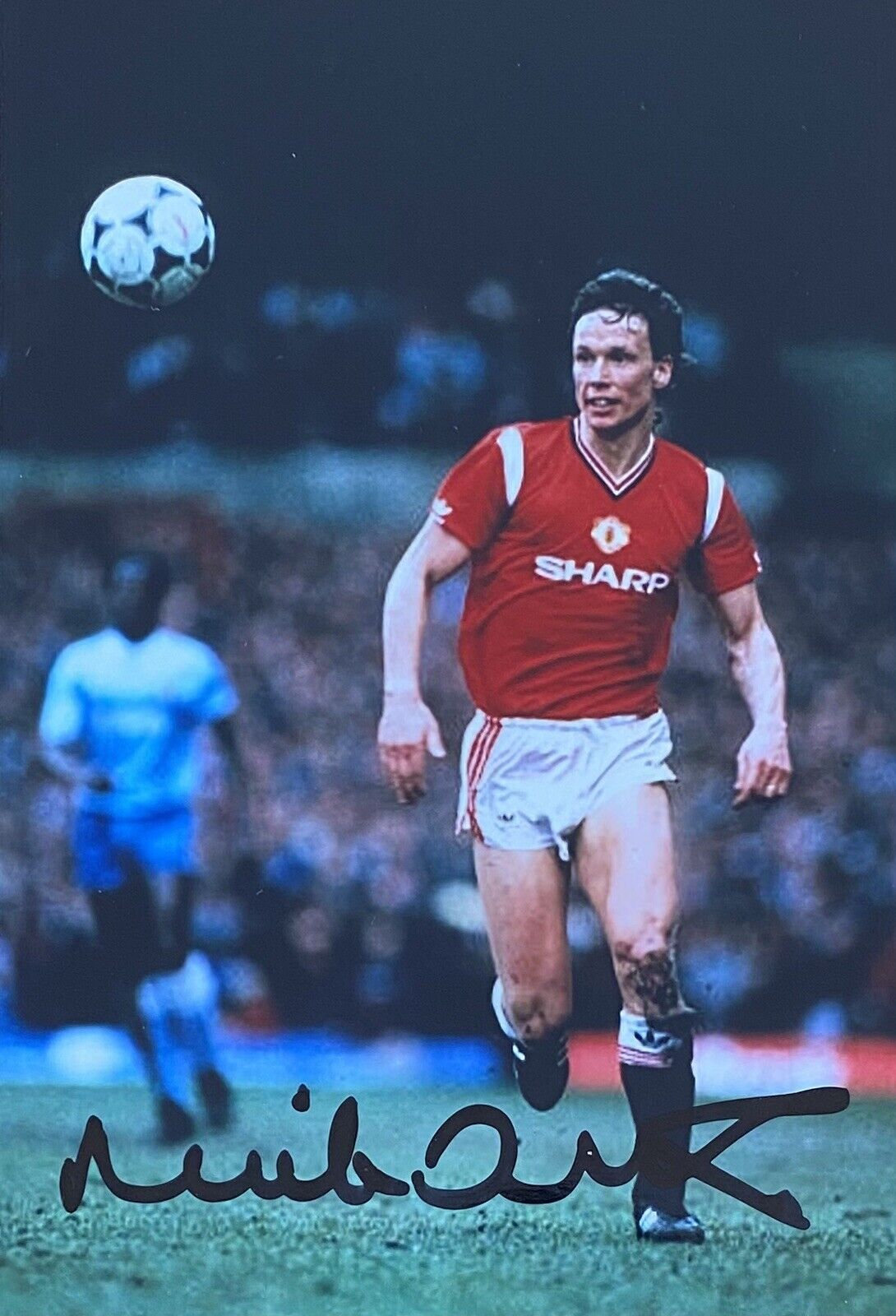 Mike Duxbury Genuine Hand Signed Manchester United 6X4 Photo Poster painting