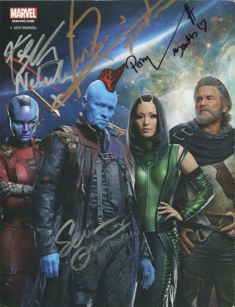 REPRINT - GUARDIANS OF THE GALAXY Cast Autographed Signed 8 x 10 Photo Poster painting Poster RP