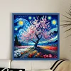 Starry Sky Scenery-11CT Stamped Cross Stitch 50*50cm/19.69*19.69in