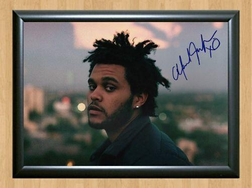 The Weeknd abel Tesfaye Ticket Trilogy Signed Autographed Photo Poster painting Poster Print Memorabilia A3 Size 11.7x16.5