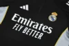 Real Madrid 25-26 1/4 Zip Tracksuit Black Chandal