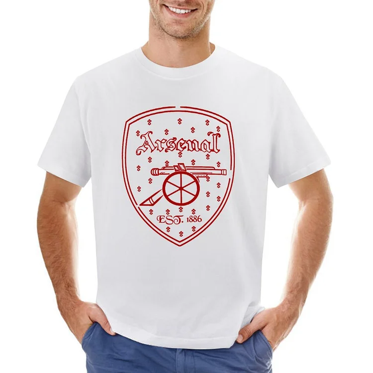 Red Classic Design Men's T-shirt
