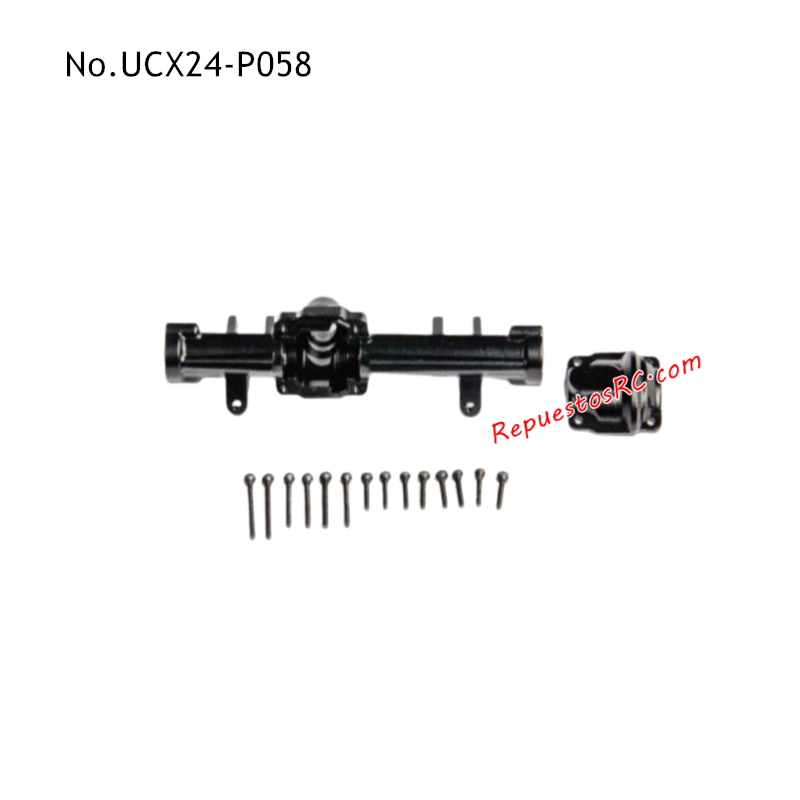 UDIRC UCX2401 Piezas de Mejora para Coches RC Eje Trasero Met&aacute;lico UCX24-P058