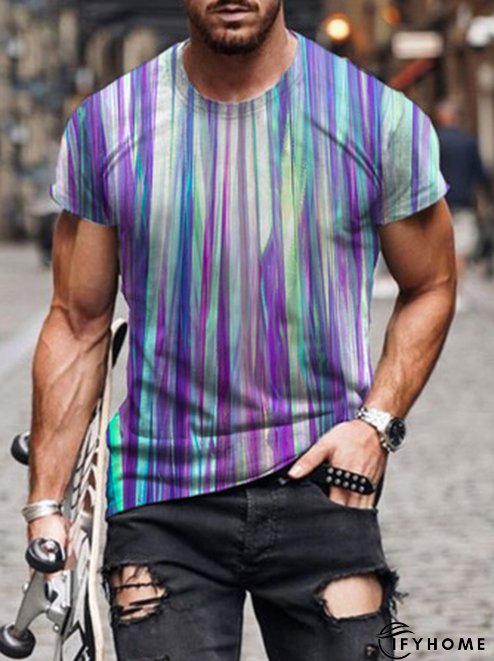 Vintage Cotton Short Sleeve T-shirt | IFYHOME