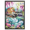 Swan Scenery-11CT Stamped Cross Stitch 40*60cm/15.75*23.62in tapestrymarket