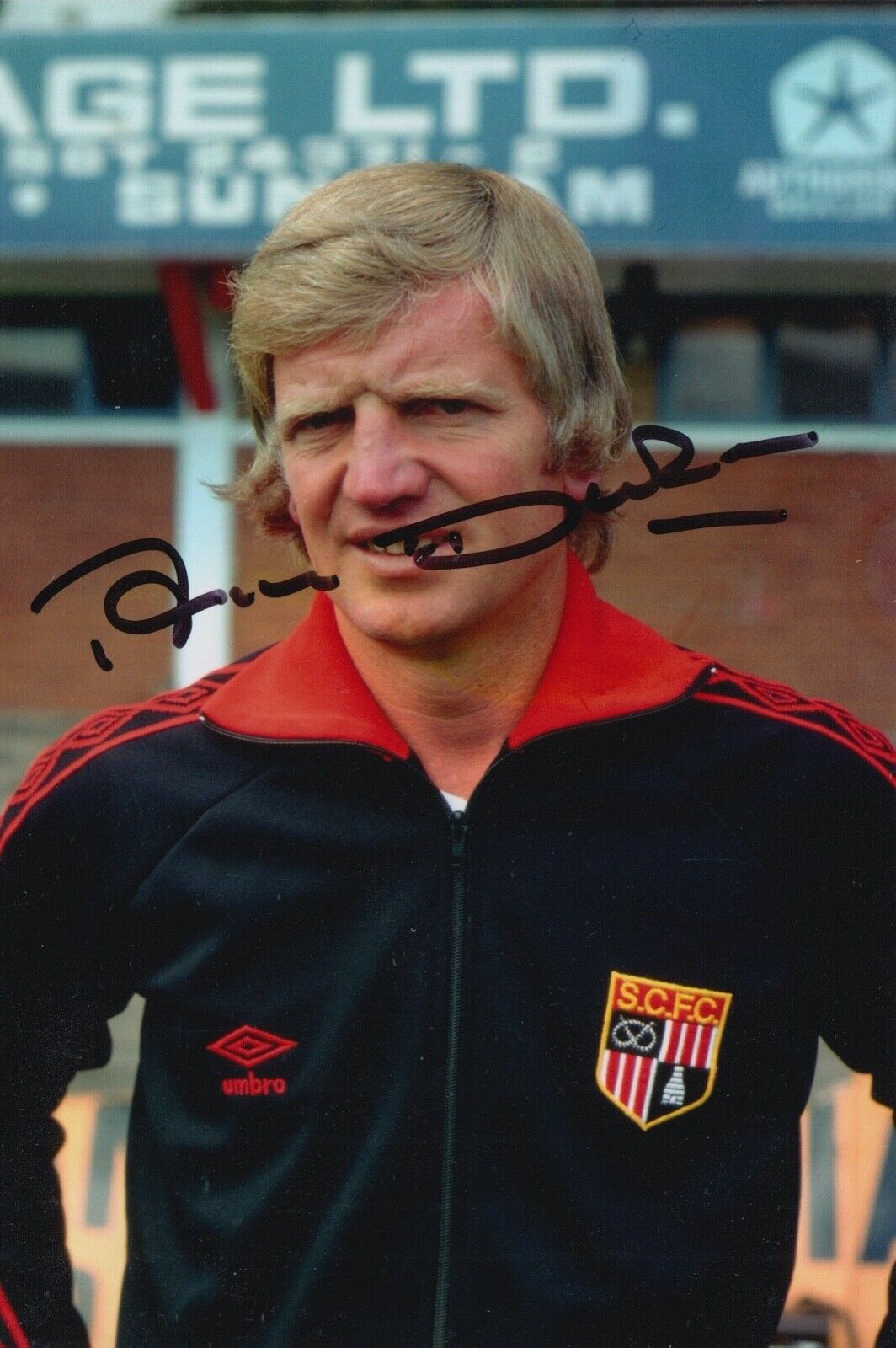 ALAN DURBAN HAND SIGNED 6X4 Photo Poster painting - STOKE CITY - FOOTBALL AUTOGRAPH.