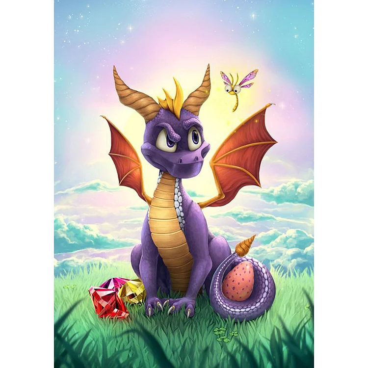 DIY - Dragon 11CT Stamped Cross Stitch 40*50CM