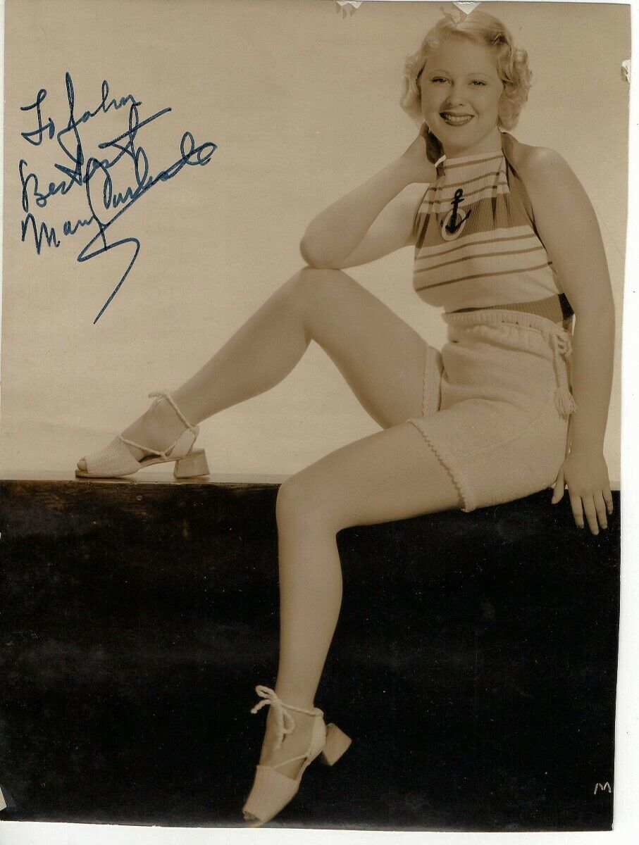 Mary Carlisle Signed Autographed 5.5X7.5 Photo Poster painting B/W Legendary Actress JSA LL48152