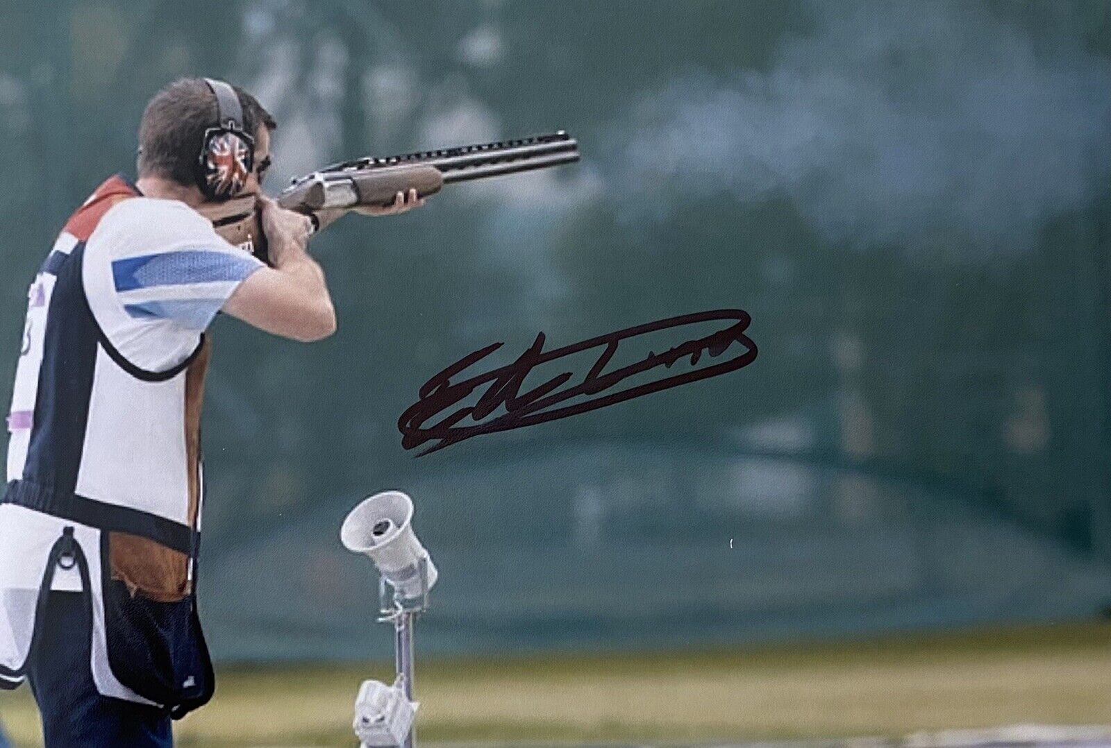 Edward Ling Genuine Hand Signed 6X4 Photo Poster painting - Team GB - Olympics - Shooter