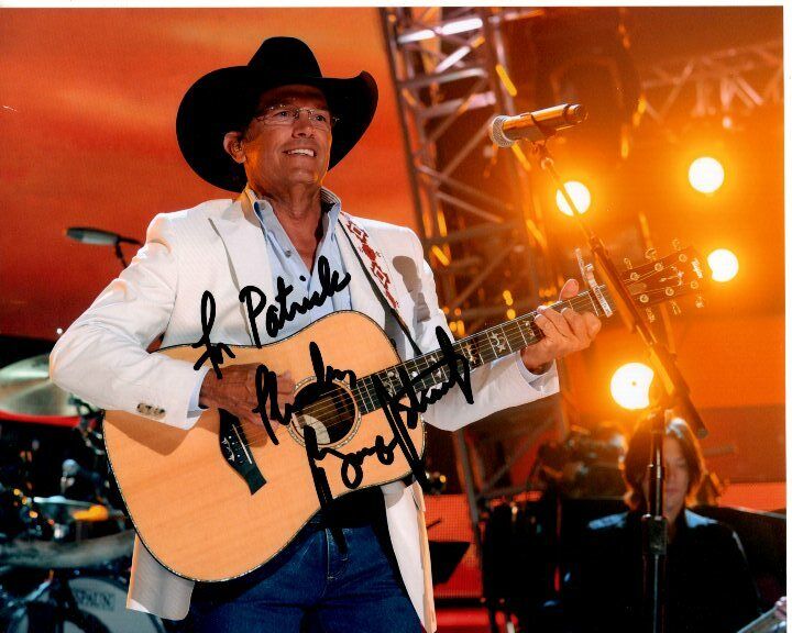 GEORGE STRAIT Autographed Signed Photo Poster paintinggraph - To Patrick