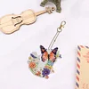 1Pc DIY Diamond Painting Lettter Keychain