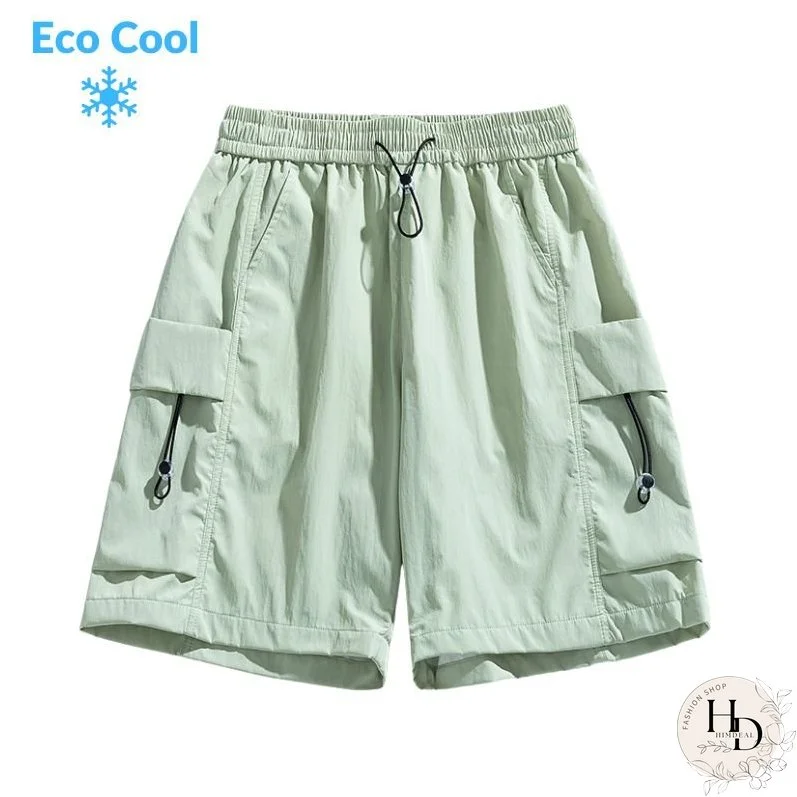 Ice Silk Drawstring Shorts