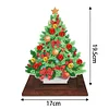Diamond Painting Wooden Christmas Tree Desktop Ornaments for Xmas Table Office Home Decor