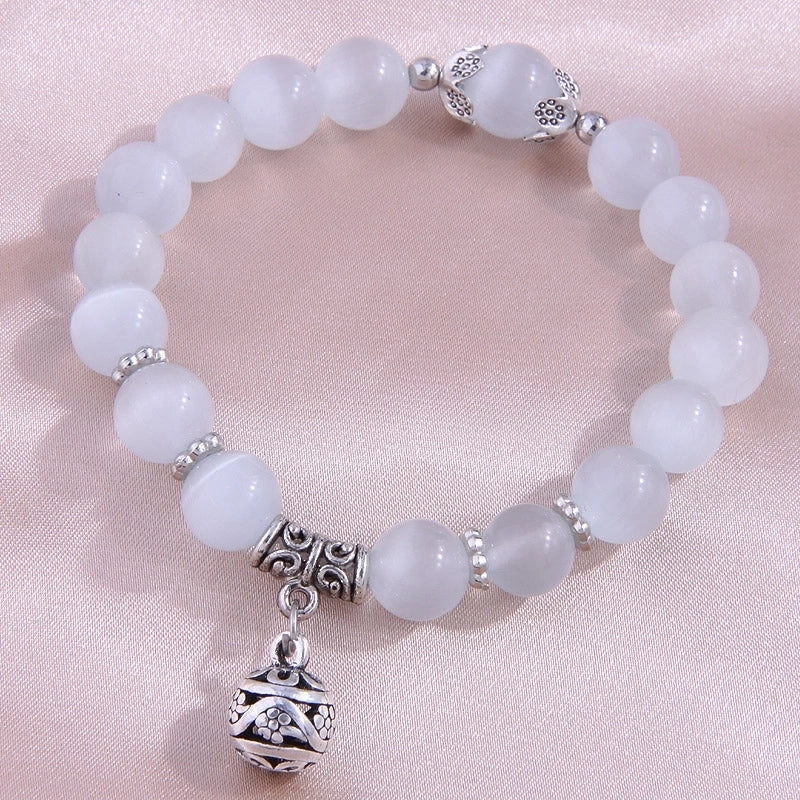 Fashion Geometric Alloy Natural Stone Bracelet In Bulk