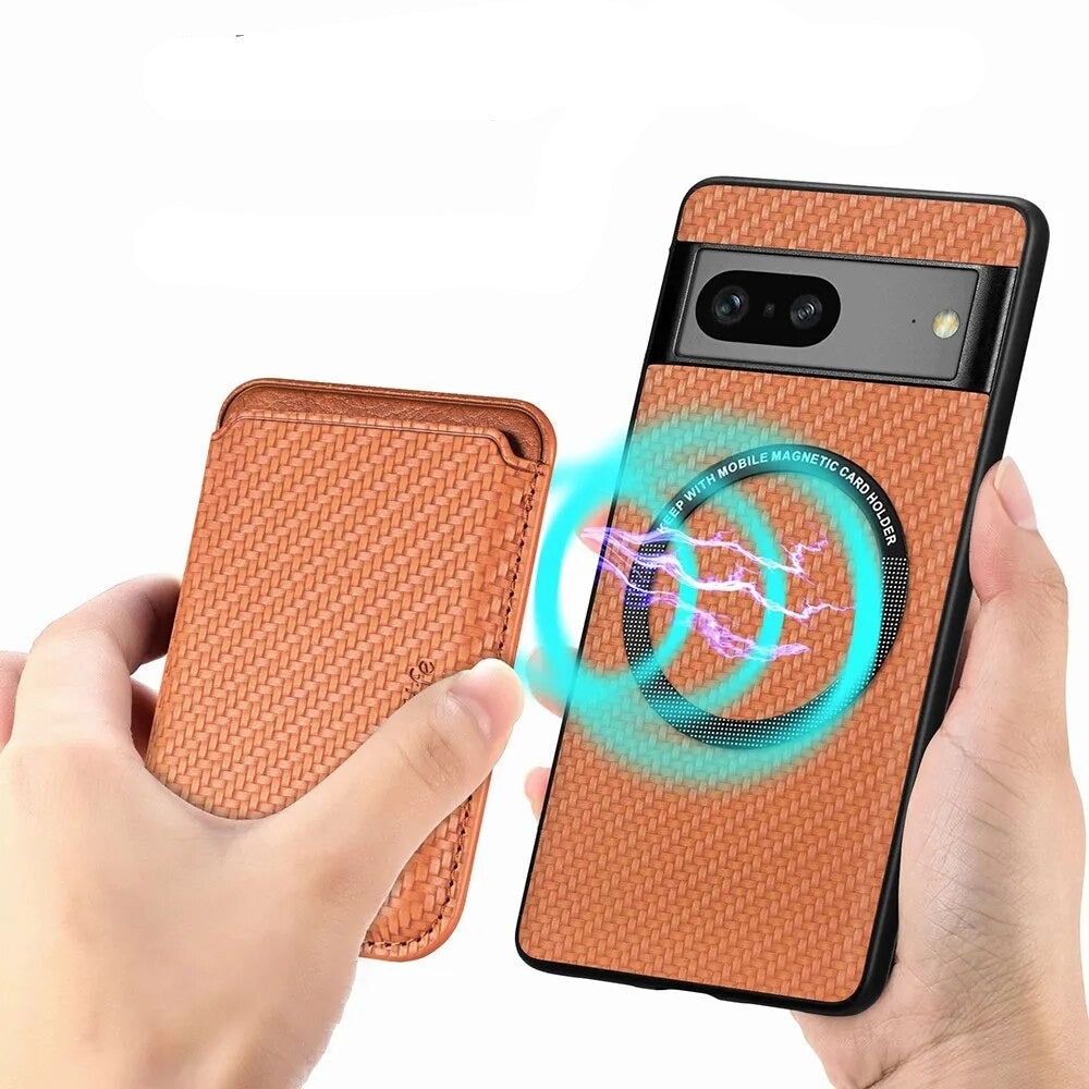 2 in 1 Leather Magnetic Case for Google Pixel 7/8 Series