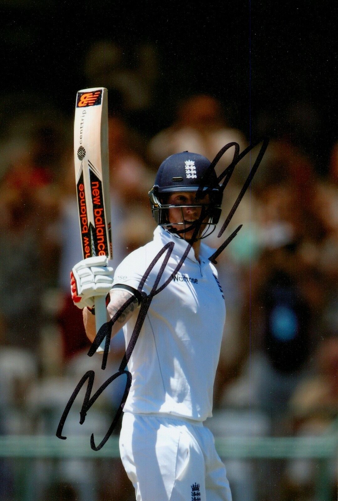 Ben Stokes Signed 6x4 Photo Poster painting England Cricket Ashes Durham Genuine Autograph + COA