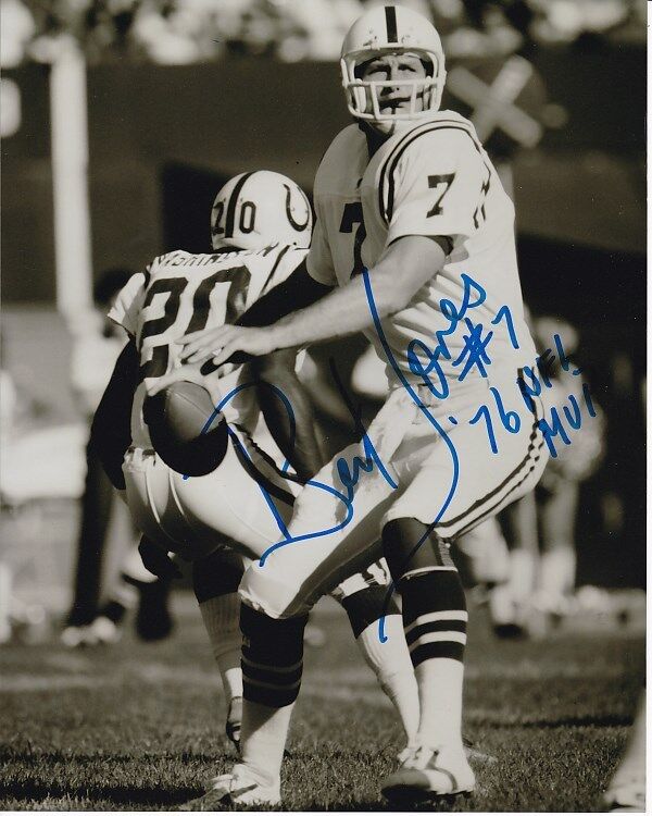 BERT JONES signed autographed NFL BALTIMORE COLTS 8x10 Photo Poster painting