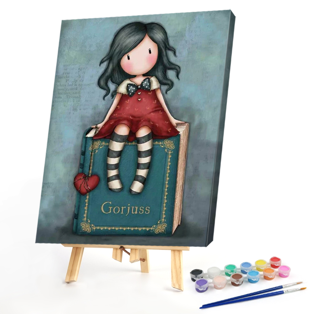 

40*50CM - Paint By Numbers - Little Girl, 501 Original