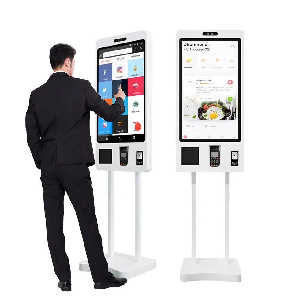 21.5 32 '' Freestanding rfid Bill Payment Queue Management System Kiosk ...