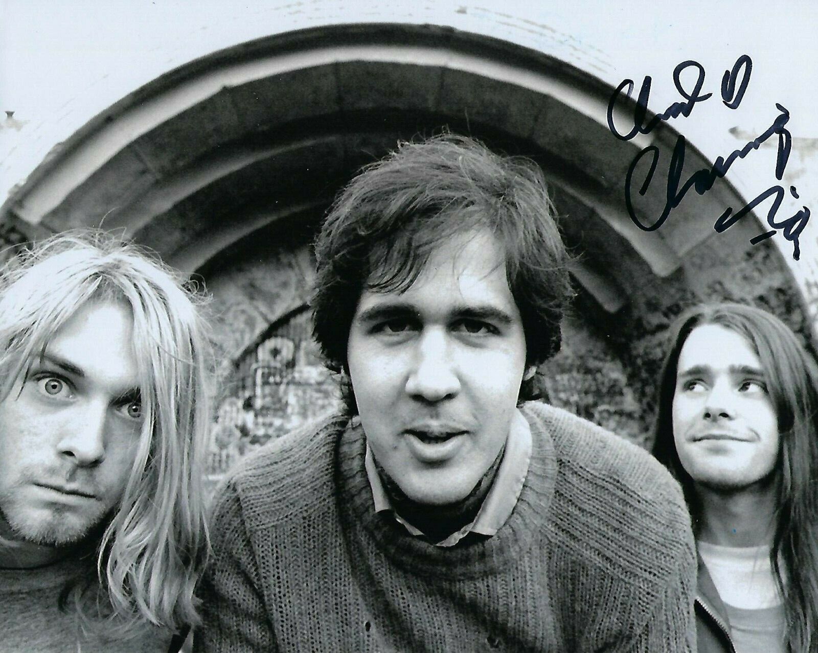 GFA Nirvana Drummer Bleach * CHAD CHANNING * Signed 8x10 Photo Poster painting C2 COA