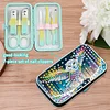 Owl Theme Diamond Painting Nail Art Bag Set Includes 7 Professional Tools