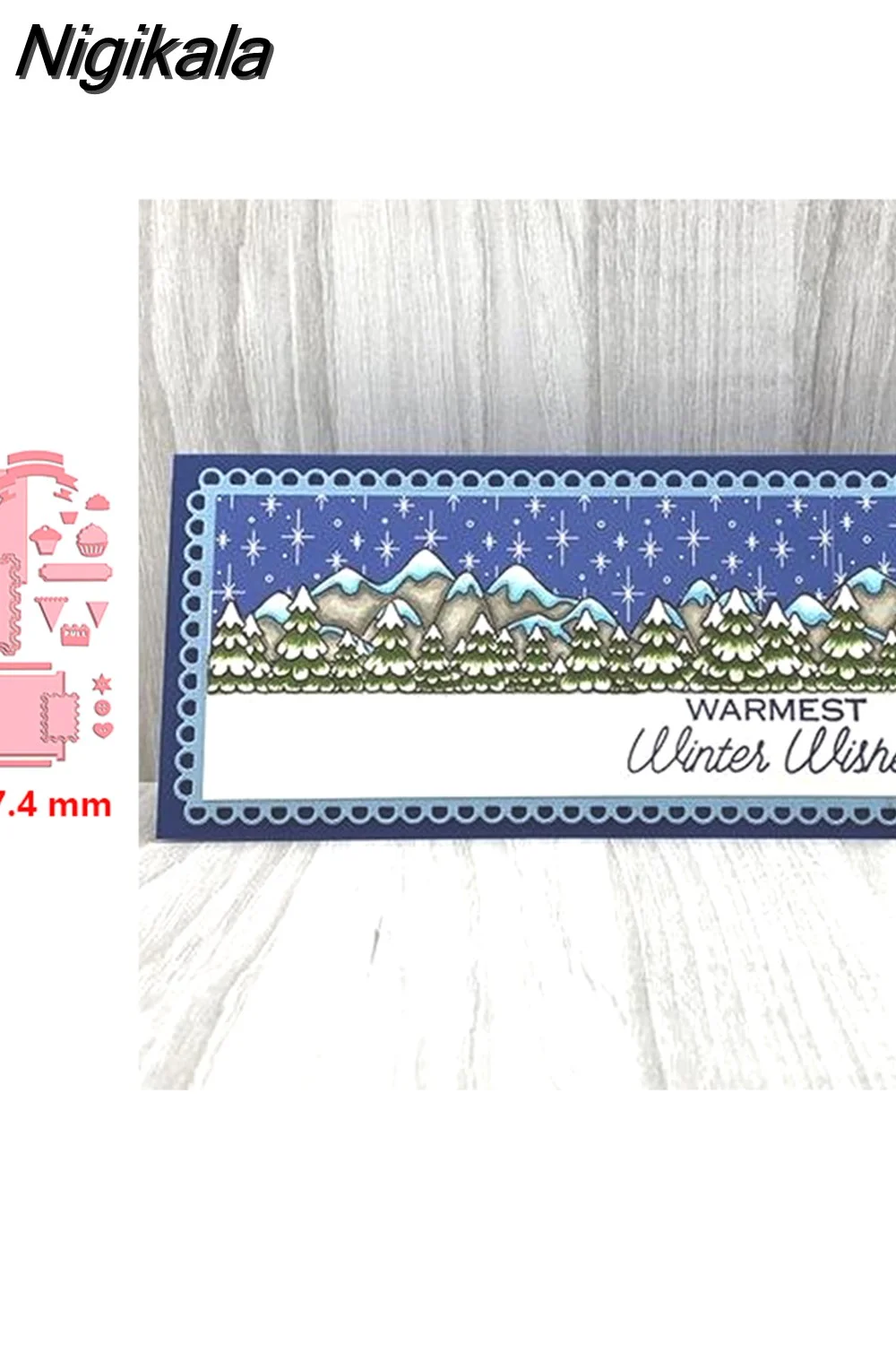 Nigikala Square Circle Oval Heart Frame Butterfly Border Cutting Dies for DIY Scrapbooking Valentine's Cards Crafts New 2023