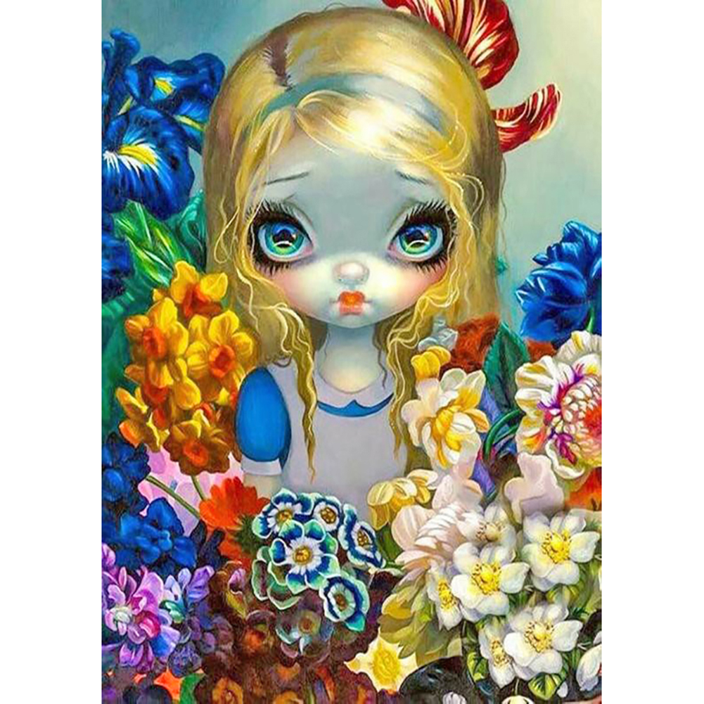 

Big Eyes Girl-Round Drill Diamond Painting-30*40CM, 501 Original