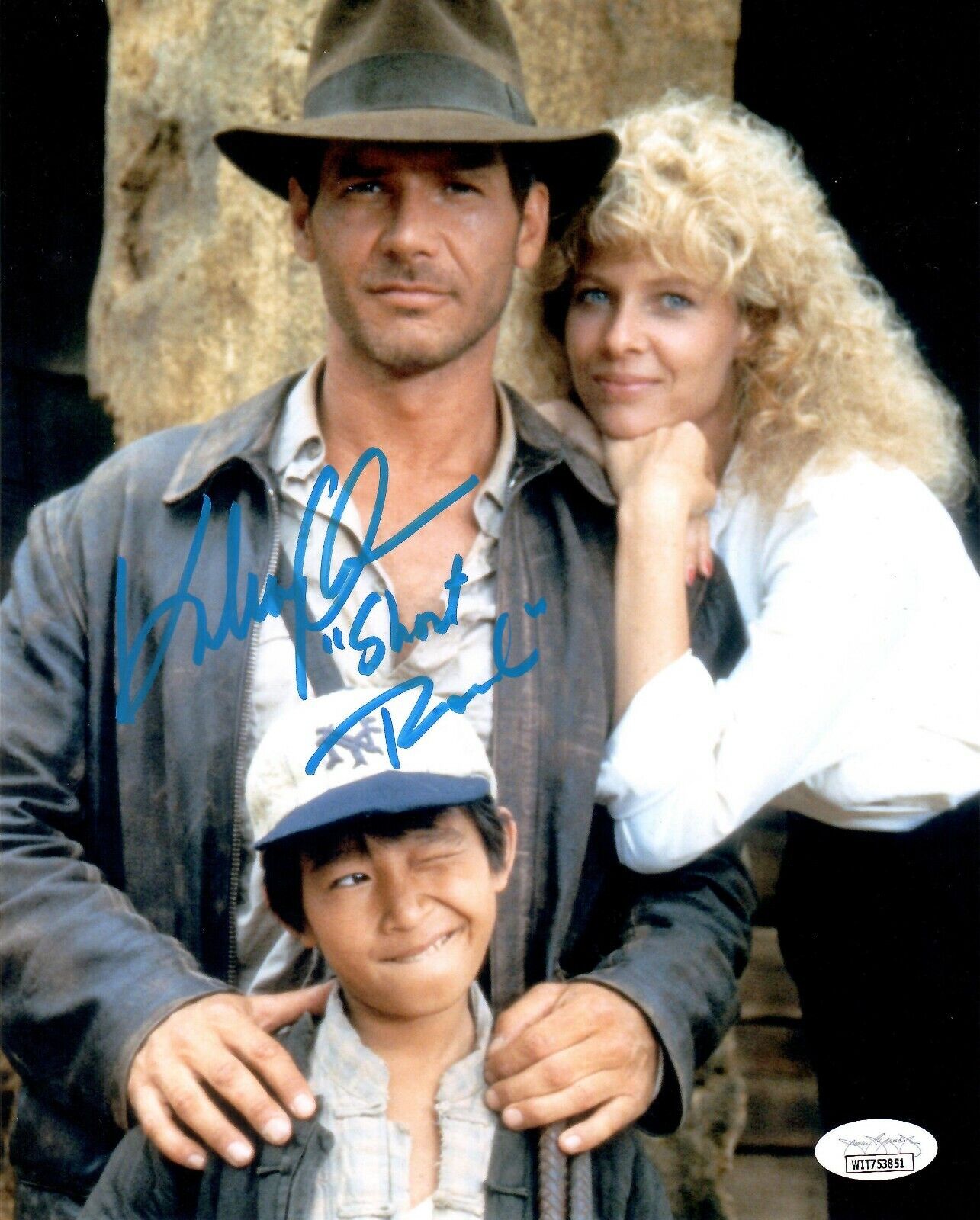 Jonathan Ke Quan auto signed inscribed 8x10 Photo Poster painting JSA Witness Indiana Jones