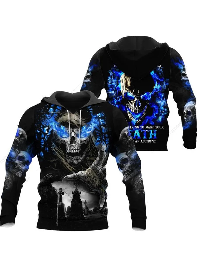 Men's 3D Printed Casual Hoodie