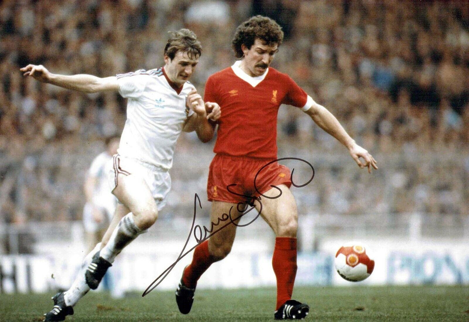 Graeme SOUNESS SIGNED 12x8 LIVERPOOL Photo Poster painting 4 AFTAL RD COA Private Signing