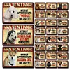 Dog Warning- Vintage Metal Signs(12*16Inch)