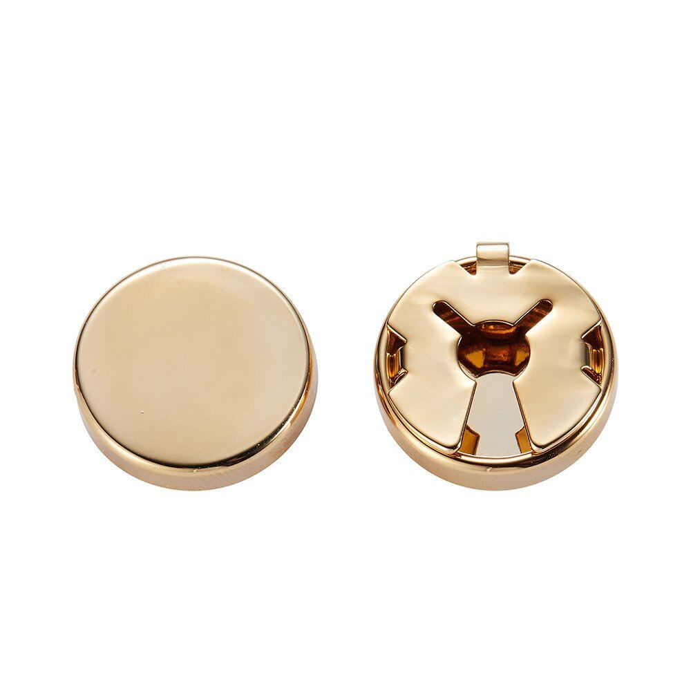 Trendy Simple Round Cufflinks Caps Men's Four-color Illegal Shirt Cuff Buttons Accessories Men Business Jewelry Gifts