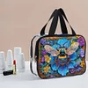 DIY Diamond Art Rhinestone Makeup Bag Crystal Transparent PVC Storage Pack Kit