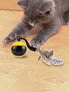 Interactive Cat Toys Ball Fast Rolling in Pouch Funny Cat Toys for Indoor Cats