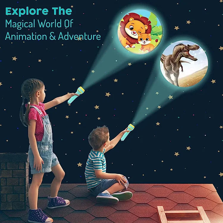 Mini Projector Kids Torch slivor