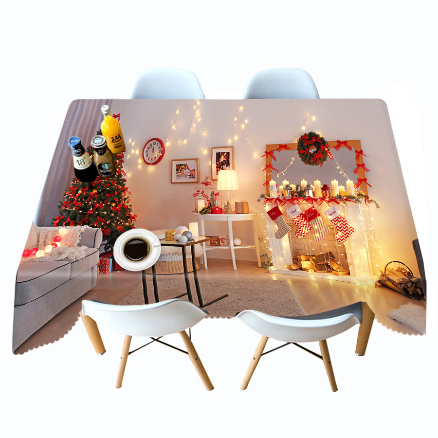 

Christmas - 3D Tablecloth, 140*210cm, 501 Original