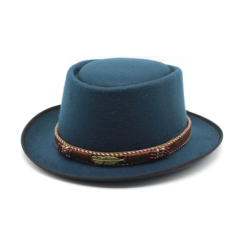 Darren Western Gentleman Hat-Peacock Blue