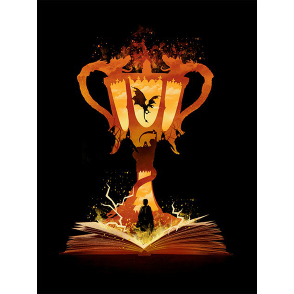 

Multi DIY Kits) Harry Potter - Diamond Painting//Cross Stitch, 40x50, 501 Original