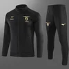 2023/2024 Lazio Long Zipped Jacket Black Football Shirt 1:1 Thai Quality Set