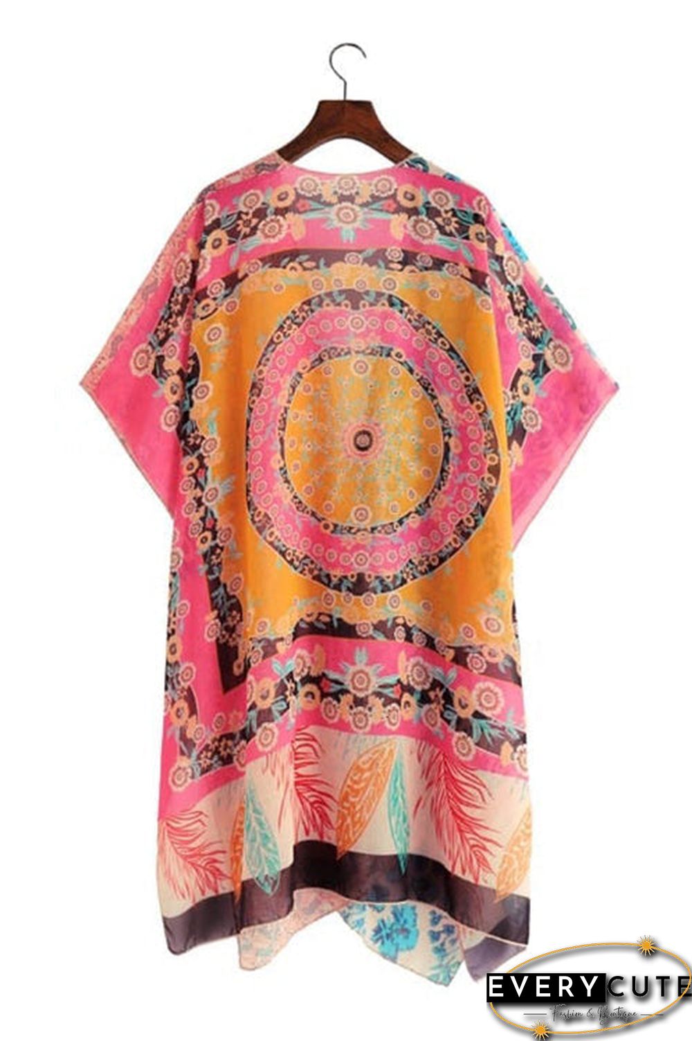 Mix Print Kimono