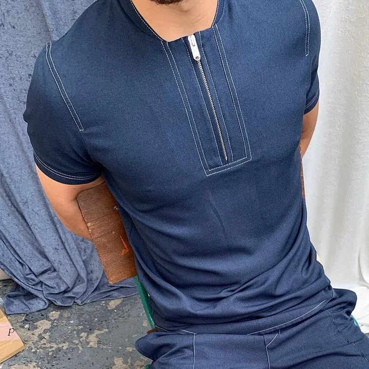 Colorblock design polo shirt / [viawink] /