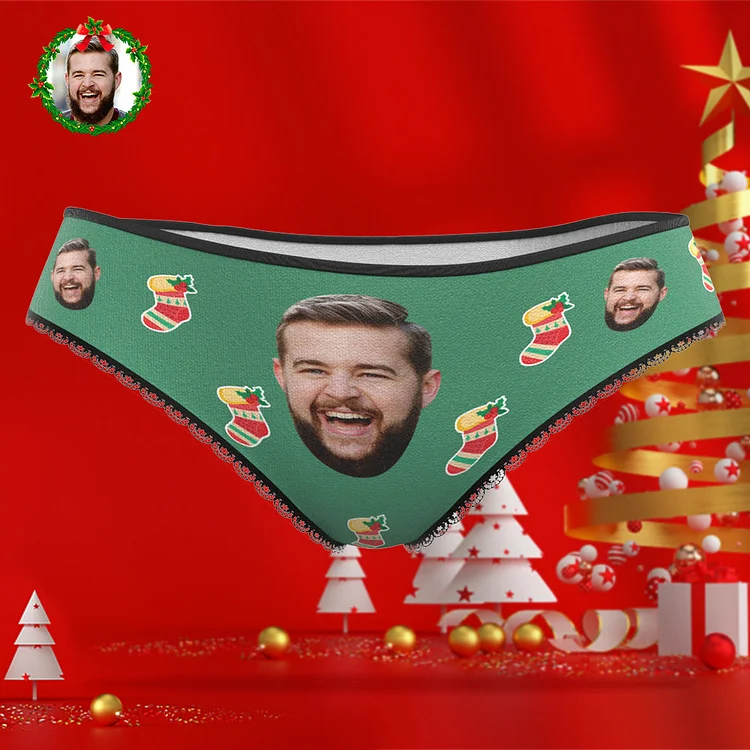 Custom Face Panties Surprise Christmas Stockings Personalized Christmas Gifts