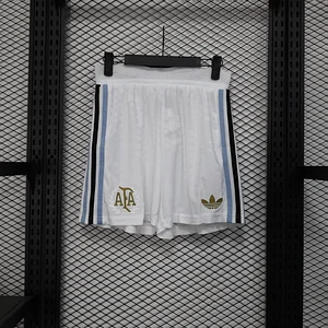 2026 Player Version Argentina National Team Home White Shorts 1:1 Thai Quality