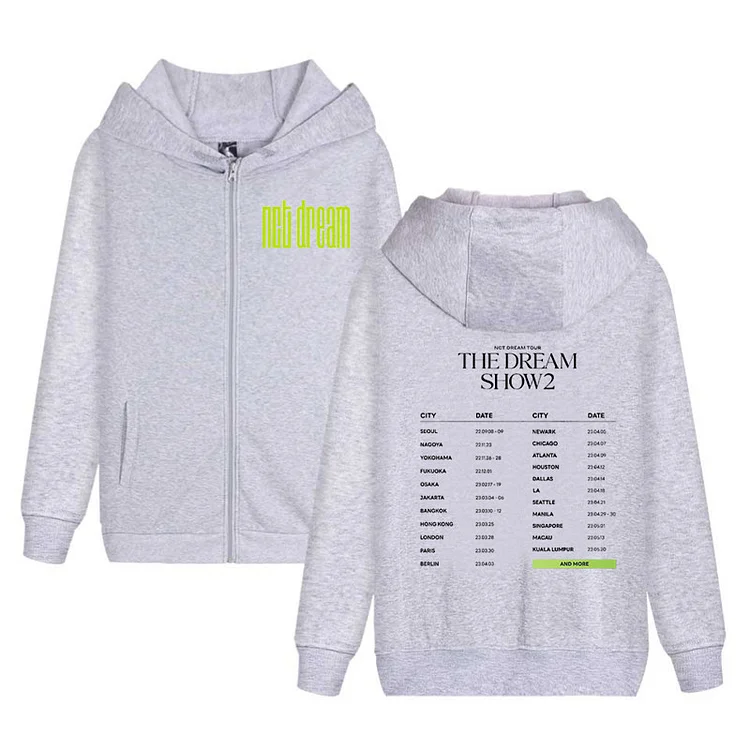 NCT DREAM 2023 World Tour THE DREAM SHOW2 : In A DREAM Zip-Up Hoodie