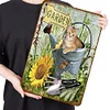Garden Herb Flowers - Vintage Metal Signs(12*16Inch) - Cat