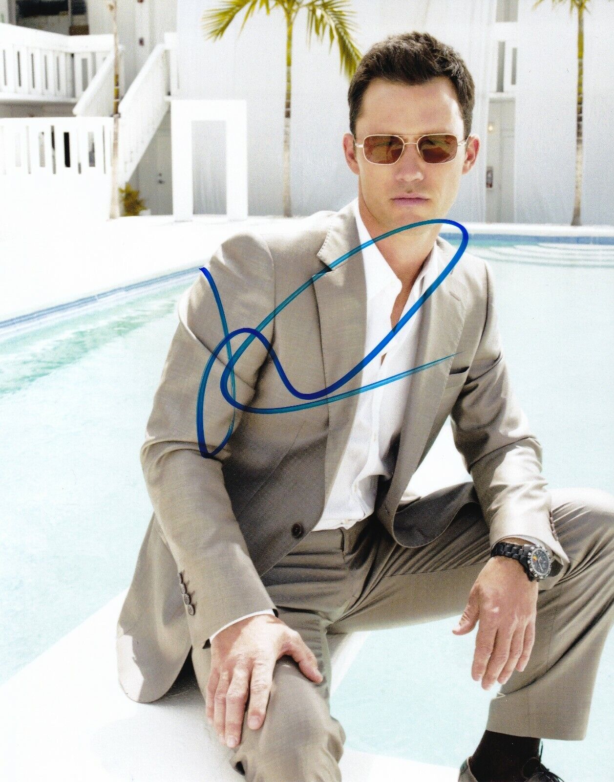 Jeffrey Donovan REAL hand SIGNED Photo Poster painting #2 COA Autographed Actor Burn Notice