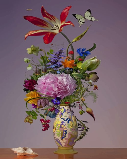 

Vintage Aesthetic Vase – Paint By Numbers - 40*50CM, 501 Original