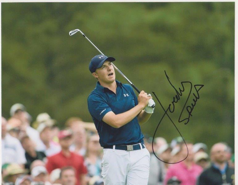 REPRINT - JORDAN SPIETH Autographed Golf Signed Glossy 8 x 10 Photo Poster painting Poster